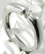 Beautifully Styled Platinum & Diamond Ring