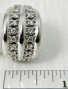 Dazzling Double Diamond Row Ring