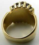 Radiant & Large 2 ctw Diamond Ring, 14kt Gold