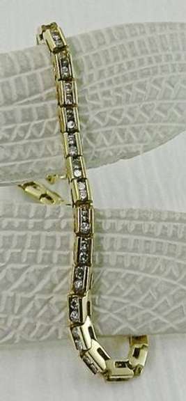 Nice Straight Line Diamond Bracelet
