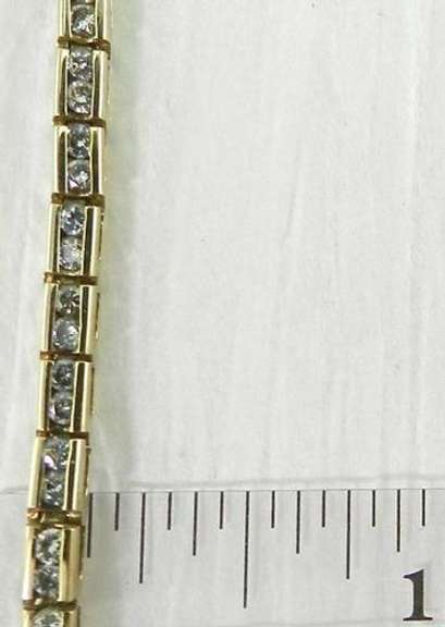 Nice Straight Line Diamond Bracelet