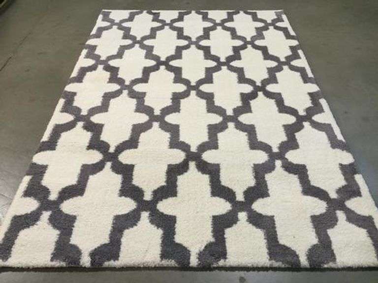 Super Soft Silky Feel Microfiber Contemporary Rug 7x10