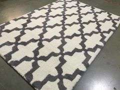 Super Soft Silky Feel Microfiber Contemporary Rug 7x10