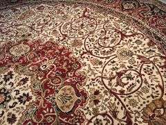 Beautiful Medallion Classic Isfahan Design 8ft Round