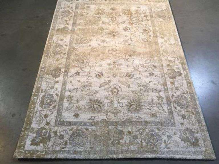 Classic Vintage Reproduction Distress Design Rug 6x8