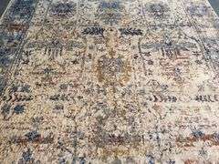 Classic Vintage Reproduction Distress Design Rug 6x8