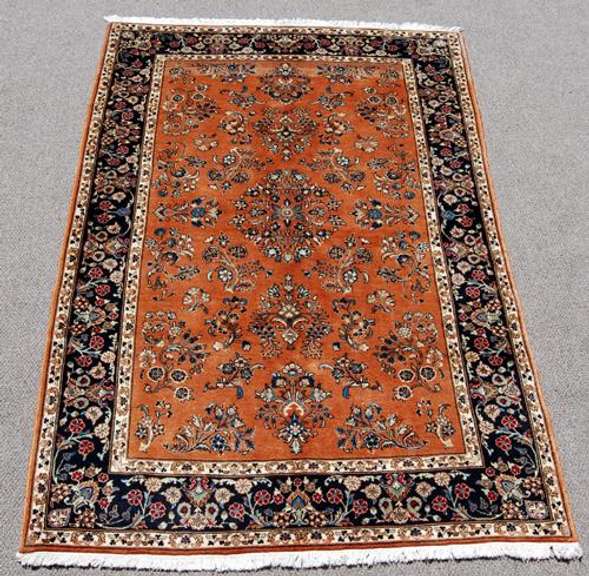 Simply Beautiful Authentic Persian Sarouk 5.8x8.6