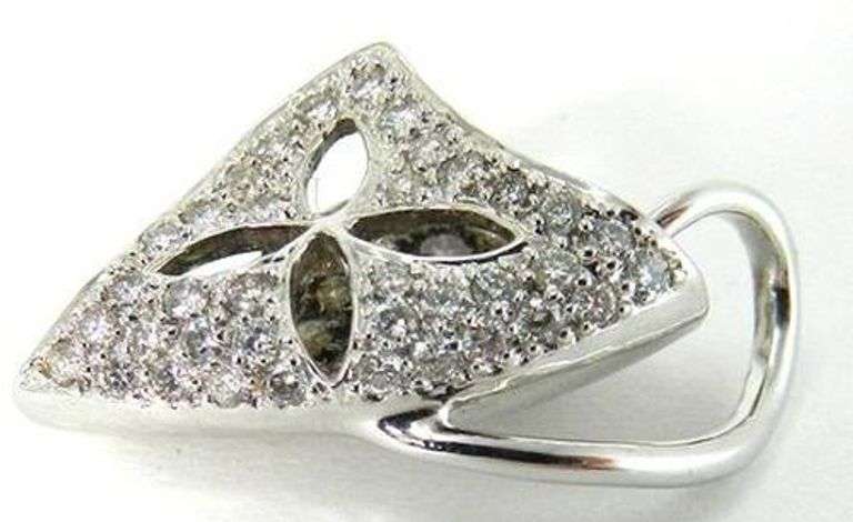 18KT Gold Champagne Diamond Pendant