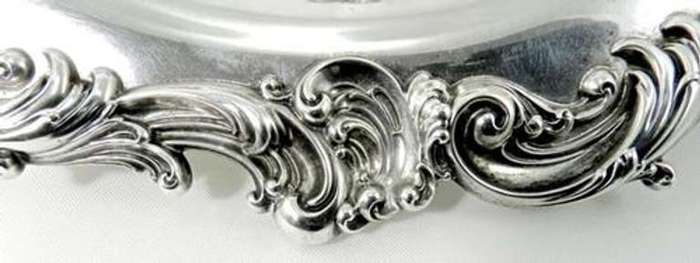 Ornate Sterling Serving Bowl