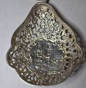 Shreve & CO  Cast Sterling Pierced  Serving Spoon Circa 1920