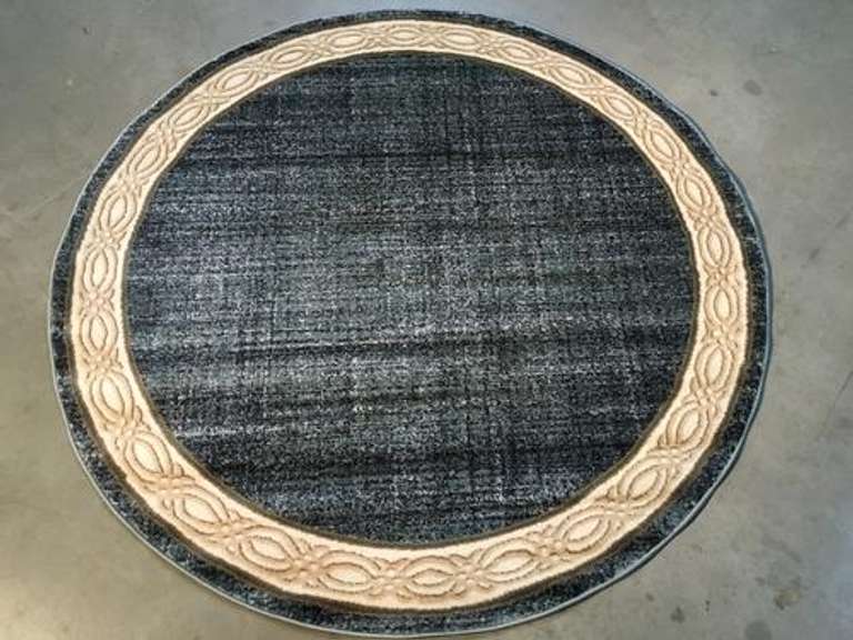 Classic Modern Solid Design 6' Round Rug