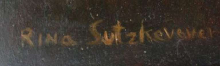 Rina Sutzkever Signed Original Oil