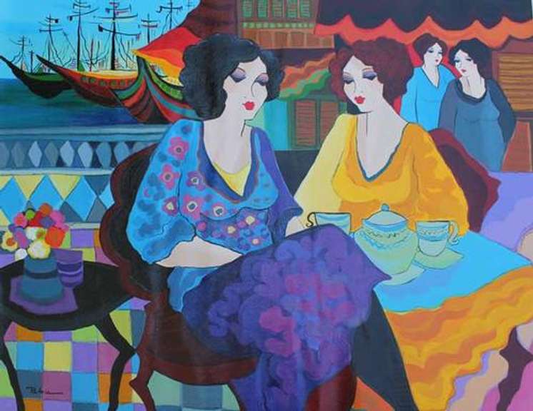 Original Acrylic By Patricia Govezensky