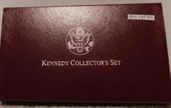1998 2 pc Kennedy Memorial Silver Dol & Hf Dol