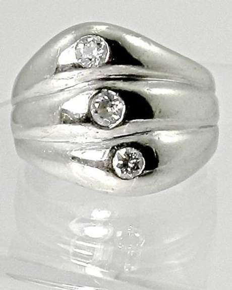 3 Diamond White Gold