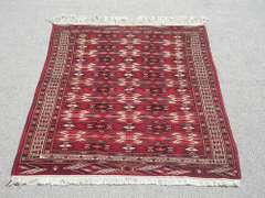 Lovely Hand Woven 4.5x6.4 Turkmen Rug