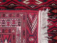 Lovely Hand Woven 4.5x6.4 Turkmen Rug
