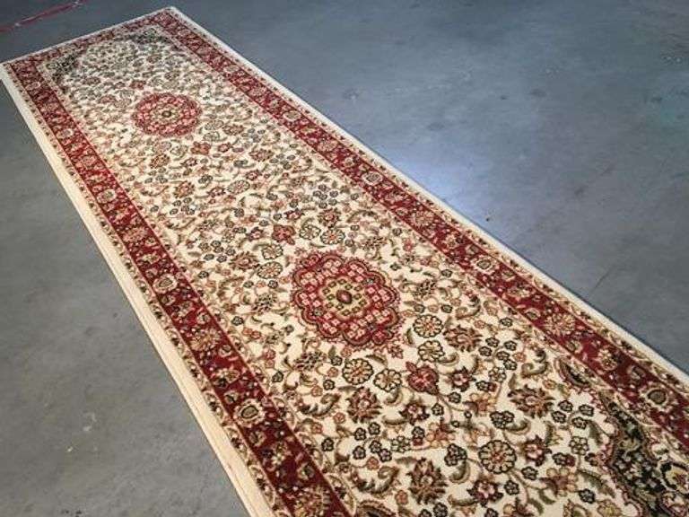 Timeless Detailed Classic Medallion Design 10 Ft Runner