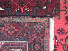 Nicely Contrasted Handmade Persian Hamadan 4.11X3.2