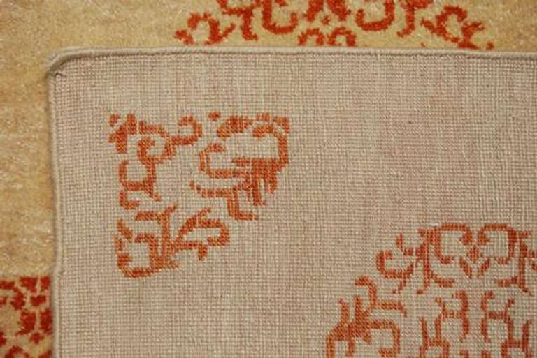 LOVELY SIMPLISTIC DESIGN HAND MADE INDO CHOBI RUG