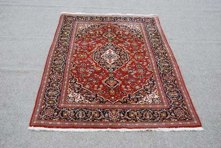 Collectible and unique Hand woven Persian Kashan Rug