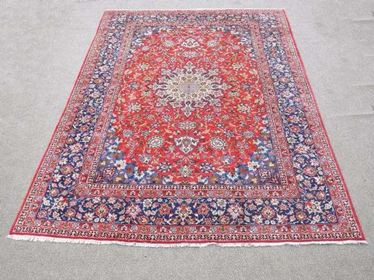 Charming and Colorful Hand woven Persian Najafabad 12.7x8.7