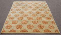 LOVELY SIMPLISTIC DESIGN HAND MADE INDO CHOBI RUG