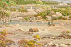 Beautiful original oil By Donald A Peters