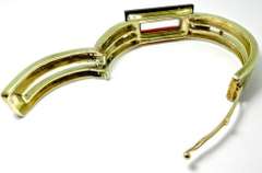 Art deco original Vintage Coral Bangle Bracelet