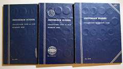 3 Complete sets of Jefferson Nickels 1938 -1961