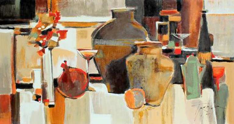 Yuri Tremler Limited Serigraph Amphora