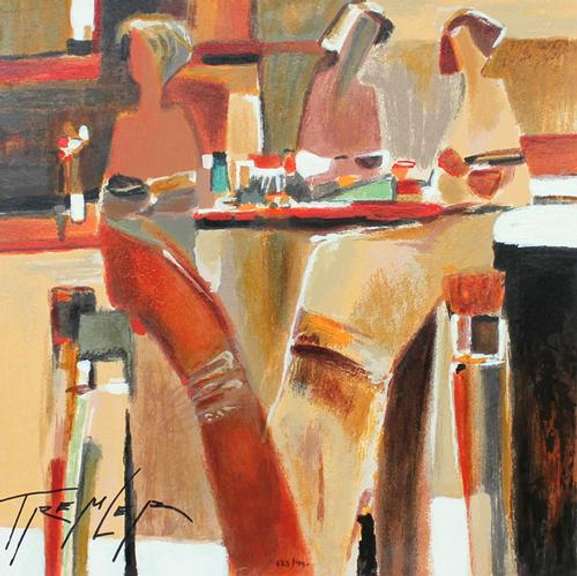 Yuri Tremler Limited Serigraph Cocktail I