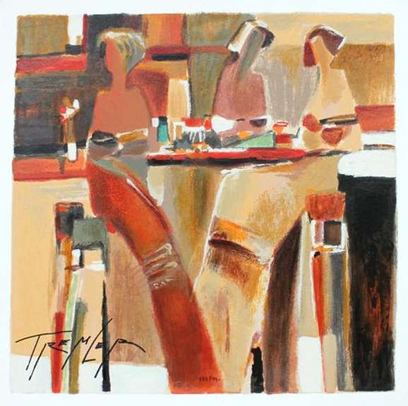 Yuri Tremler Limited Serigraph Cocktail I