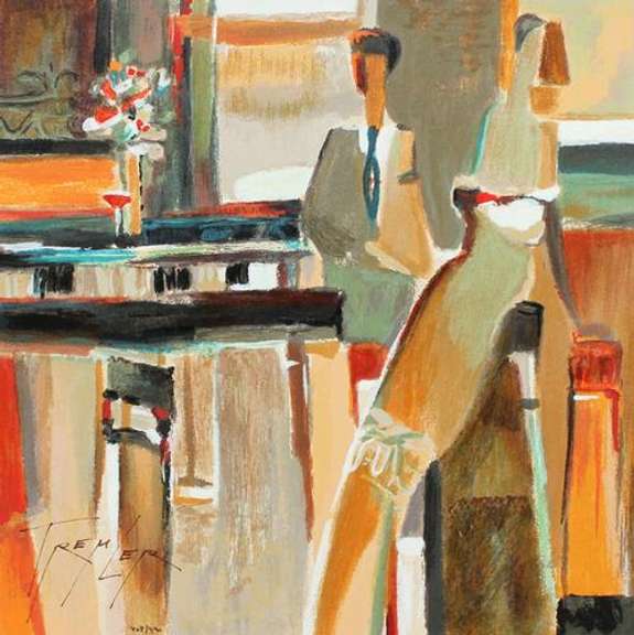 Yuri Tremler Limited Serigraph Cocktail III