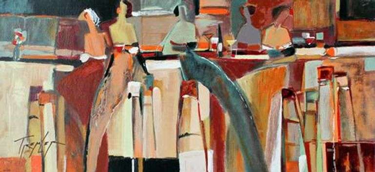 Yuri Tremler Limited Serigraph Girlfriends