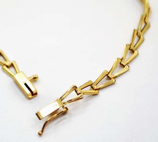 Contemporary 14K Yellow Gold Bracelet With Multi Color Gemstones