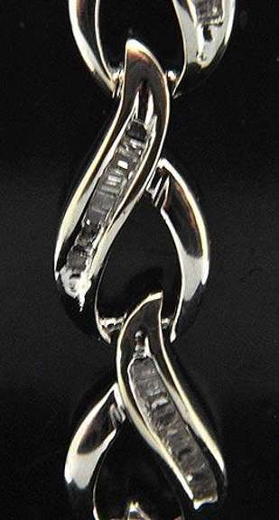 1ctw Diamond Bracelet in 10kt White Gold