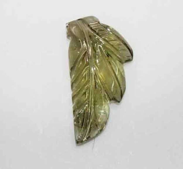 Natural Green Tourmaline Carving - 5.41 cts.
