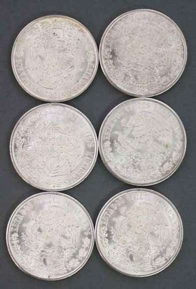 6 1978 Morelos BU Silver 100 Pesos Mexico