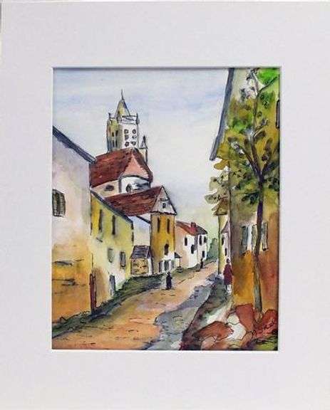 CHARMING ORIGINAL WATERCOLOR