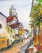 CHARMING ORIGINAL WATERCOLOR