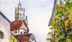 CHARMING ORIGINAL WATERCOLOR