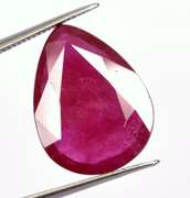 9 Carat Pear Cut Red Ruby