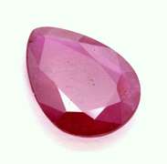 9 Carat Pear Cut Red Ruby