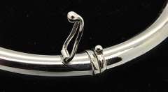 Elegant 14kt White Gold Bangle Bracelet, Mint Condition