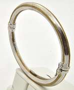 Elegant 14kt White Gold Bangle Bracelet, Mint Condition