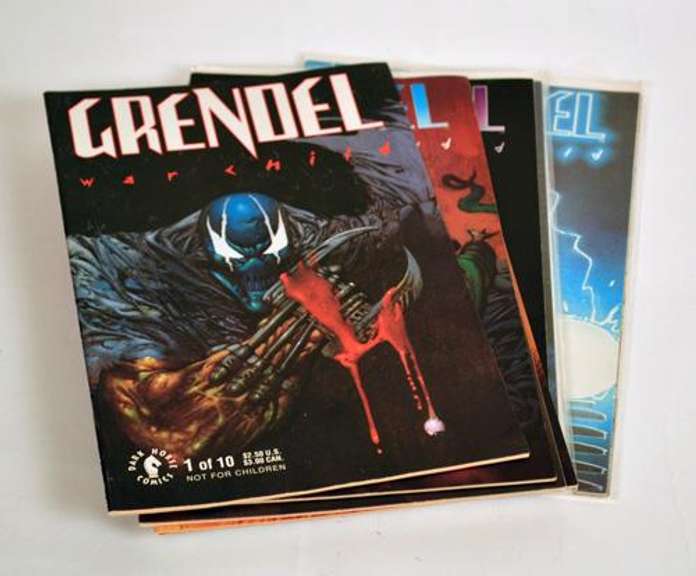 1990's Grendel War Child Comic Series, 9 of 10 Issues