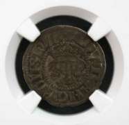1279-1307 Edward 1 Silver Penny London in NGC XF Holder