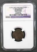 1279-1307 Edward 1 Silver Penny London in NGC XF Holder