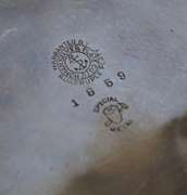 Antique Homan Silver Plate Covered Chafing Dish